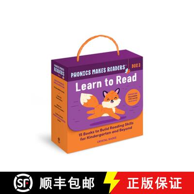 【3-4周达】Phonics Makes Readers: Learn to Read Box 3: 15 Books to Build Reading Skills for Kindergar... [9798886081572]