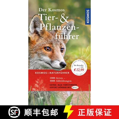 预订 Der Kosmos Tier und Pflanzenführer [The Kosmos Guide to Animals and Plants] (Edition: 11) [9783440146279]