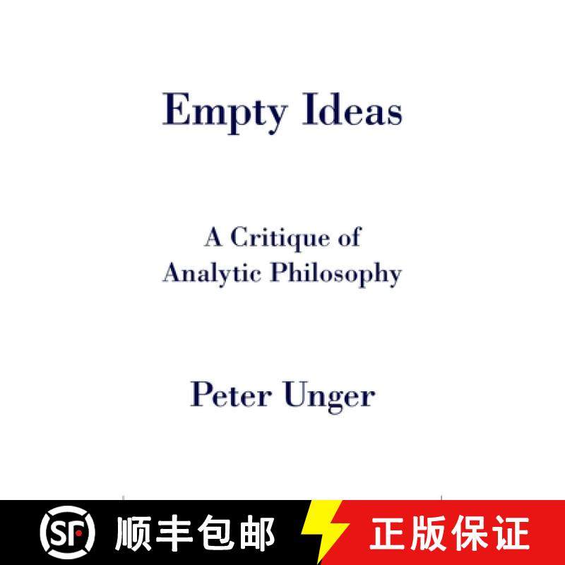 【3-4周达】Empty Ideas: A Critique of Analytic Philosophy [9780190696016]