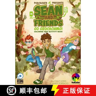 【3-4周达】Sean and Friends Go Geocaching (Coloring Book) [9780578174150]
