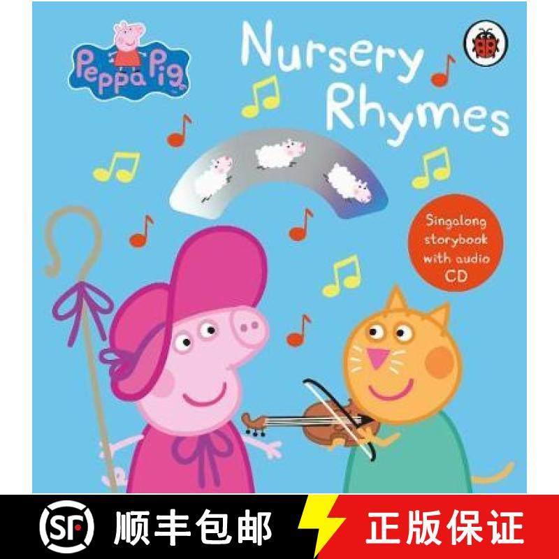 【3-4周达】Peppa Pig: Nursery Rhymes : Singalong Storybook with Audio CD [9780241371626]