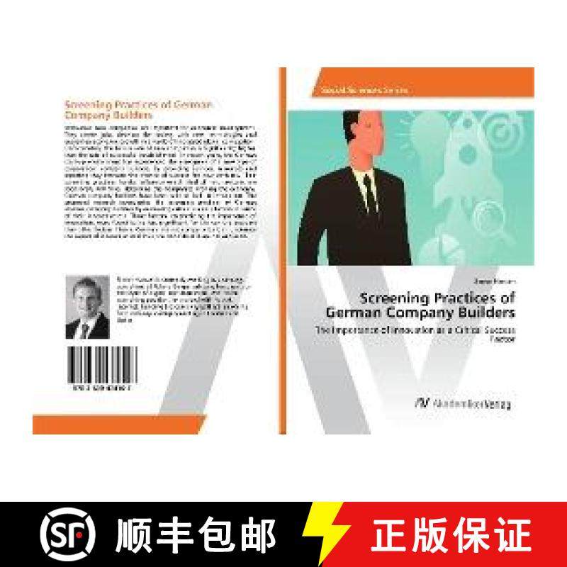 预订 Screening Practices of German Company Builders [9783639474107]