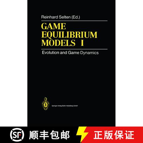 【3-4周达】Game Equilibrium Models I : Evolution and Game Dynamics [9783642081088]