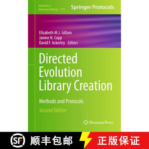 【3-4周达】精装 Directed Evolution Library Creation: Methods and Protocols (2nd ed. 2014) [9781493910526]