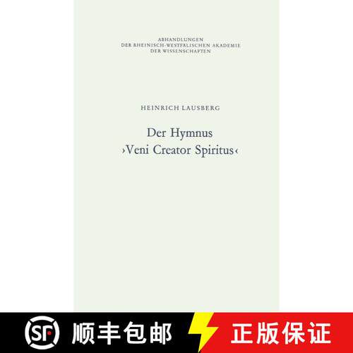 【3-4周达】Der Hymnus ›Veni Creator Spiritus‹ [9783531050782]