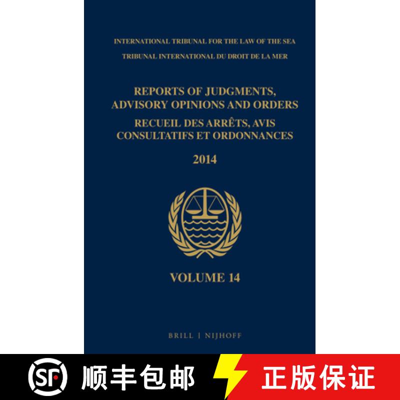 预订 Reports of Judgments, Advisory Opinions and Orders / Recueil Des Arrêts, Avis Consultatifs Et O... [9789004290600]