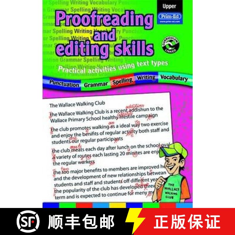 【3-4周达】Proofreading and Editing Skills: Practical Activities Using Text Types [9781846540028]