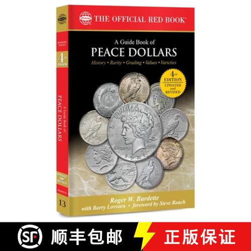 【3-4周达】A Peace Dollars: History, Rarity, Grading, Values, Varieties [9780794847302]