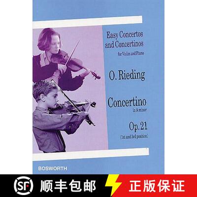【3-4周达】Oscar Rieding: Concertino in a Minor, Opus 21 [9780711992177]