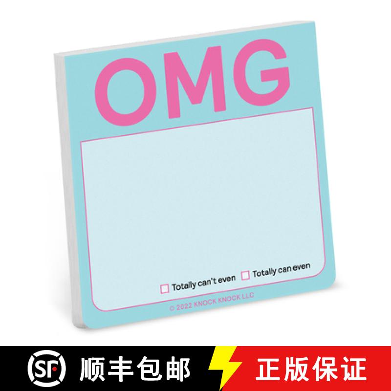 【3-4周达】Knock Knock OMG Sticky Note (Pastel Version) [9781683493853]