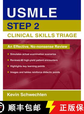 【3-4周达】USMLE Step 2 Clinical Skills Triage: A Guide to Honing Clinical Skills [9780195398236]