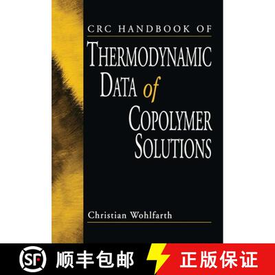 【3-4周达】CRC Handbook of Thermodynamic Data of Copolymer Solutions [9781032100074]