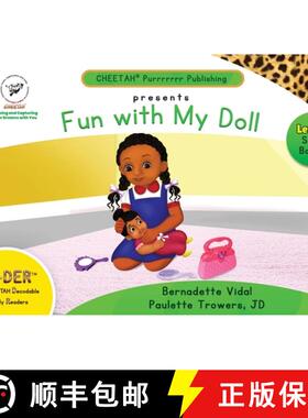 【3-4周达】C-DER (Cheetah Decodable & Early Readers) Set 1, Book 8, Fun With My Doll [9798330329717]