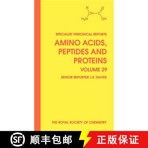 【3-4周达】精装 Amino Acids, Peptides and Proteins : Volume 29 [9780854042173]