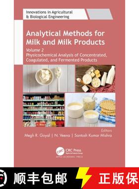 【3-4周达】Analytical Methods for Milk and Milk Products: Volume 2: Physicochemical Analysis of Conce... [9781774913093]