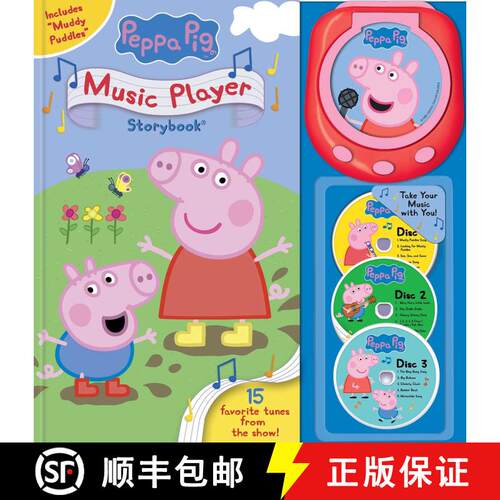 【3-4周达】精装 Peppa Pig: Music Player [9780794445997]