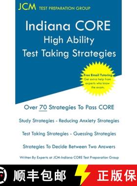 【3-4周达】Indiana CORE High Ability - Test Taking Strategies: Indiana CORE 032 - Free Online Tutoring [9781647680800]