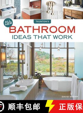 【3-4周达】All New Bathroom Ideas that Work [9781631868788]