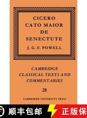 【3-4周达】Cicero: Cato Maior de Senectute: - Cicero: Cato Maior de Senectute [9780521335010]