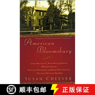 【3-4周达】American Bloomsbury: Louisa May Alcott, Ralph Waldo Emerson, Margaret Fuller, Nathaniel Ha... [9780743264624]