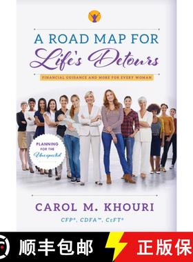 【3-4周达】A Road Map For Life's Detours : Financial Guidance And More For Every Woman [9781599325477]
