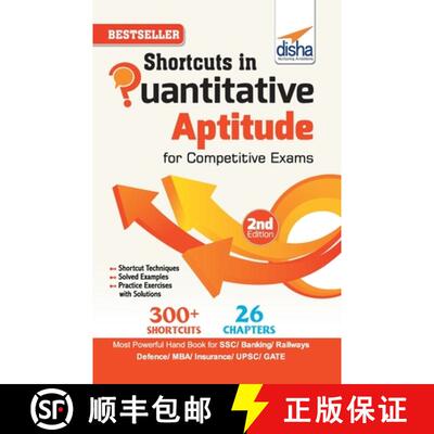 【3-4周达】Shortcuts in Quantitative Aptitude for Competitive Exams 2nd Edition [9789387421820]