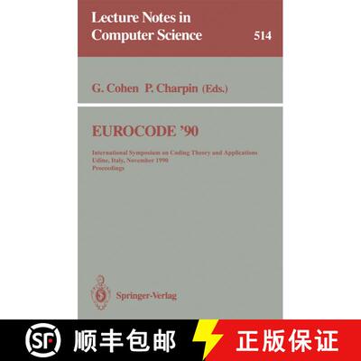 【3-4周达】EUROCODE '90 : International Symposium on Coding Theory and Applications, Udine, Italy, No... [9783540543039]