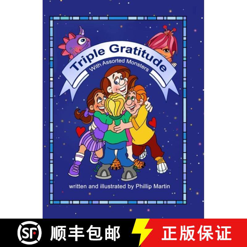 【3-4周达】Triple Gratitude with Assorted Monsters (glossy cover) [9781312148567]