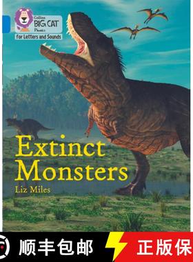 【3-4周达】Extinct Monsters: Band 04/Blue [9780008409913]