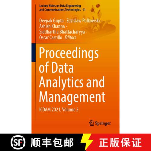 【3-4周达】Proceedings of Data Analytics and Management : ICDAM 2021, Volume 2 [9789811662874]