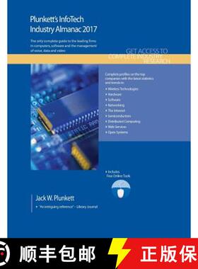 预订 Plunkett's Infotech Industry Almanac 2017: Infotech Industry Market Research, Statistics, Trends... [9781628314281]