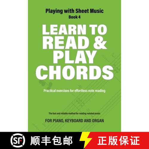 【3-4周达】Learn to Read and Play Chords: Practical exercises for effortless note reading [9789079735358]