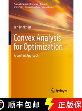 【3-4周达】Convex Analysis for Optimization : A Unified Approach [9783030418069]