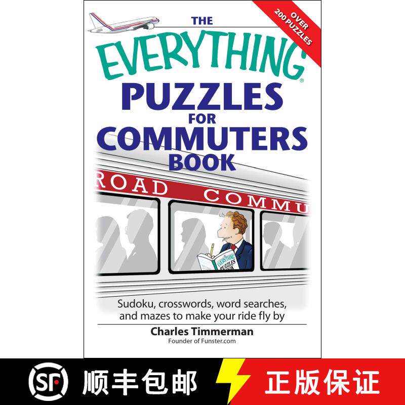【3-4周达】The Everything Puzzles for Commuters Book: Sudoku, crossswords, word searches, and mazes t... [9781598694062] - 实物图