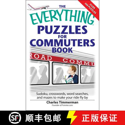 【3-4周达】The Everything Puzzles for Commuters Book: Sudoku, crossswords, word searches, and mazes t... [9781598694062]