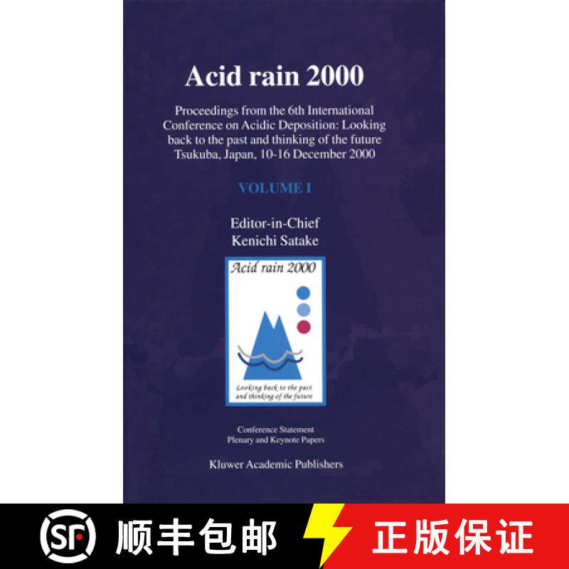 【3-4周达】Acid rain 2000: Proceedings from the 6th International Conference on Acidic Deposition: Lo... [9789401037334]