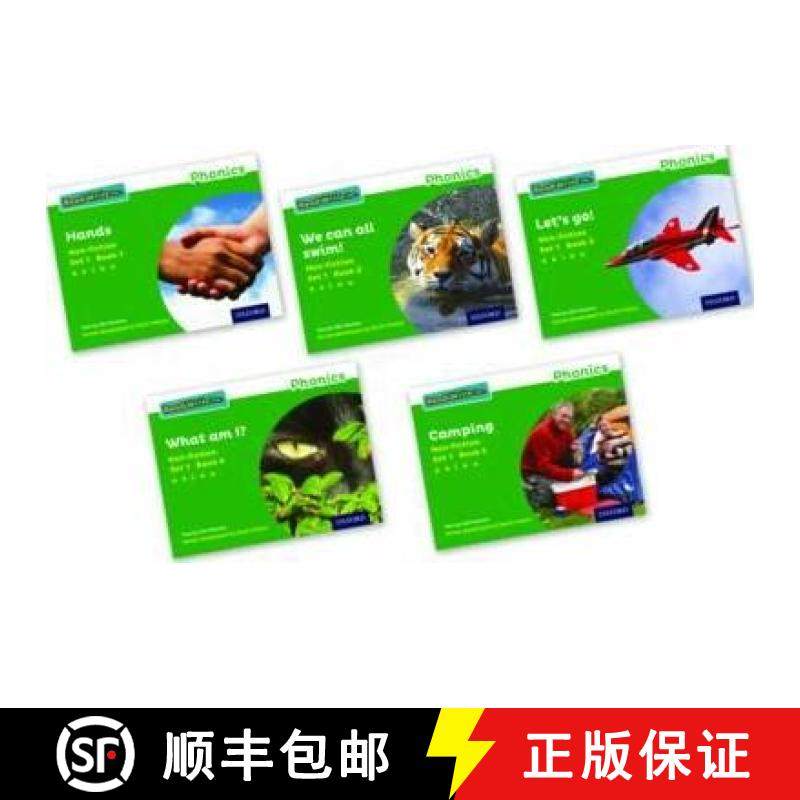 【3-4周达】Read Write Inc. Phonics: Green Set 1 Non-fiction books (Mixed Pack of 5) [9780198373407]