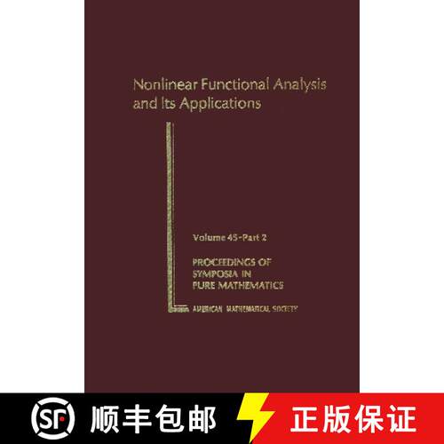 【3-4周达】精装 Nonlinear Functional Analysis and Its Applications [9780821814727]