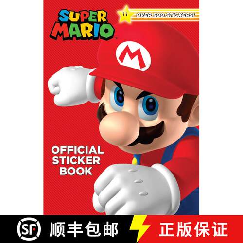 【3-4周达】Super Mario Official Sticker Book (Nintendo(r)): Over 800 Stickers! [9781524770068]