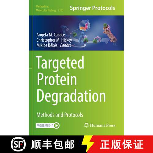 【3-4周达】Targeted Protein Degradation : Methods and Protocols [9781071616673]