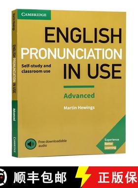 现货 剑桥国际英语语音高级 English Pronunciation in Use Advanced Book with Answers and Downloadable Audio [9781108403498]