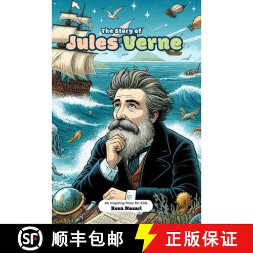 【3-4周达】The Story of Jules Verne: An Inspiring Story for Kids [9798894446424]