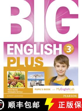【3-4周达】Big English Plus 3 Pupil's Book with MyEnglishLab Access Code Pack New Edition [9781292271064]