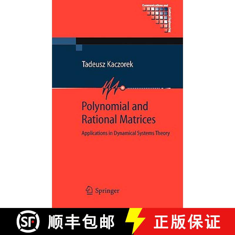 【3-4周达】Polynomial and Rational Matrices : Applications in Dynamical Systems Theory [9781846286049]