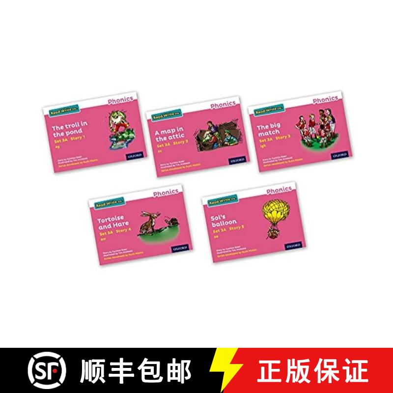 【3-4周达】Read Write Inc. Phonics: Pink Set 3A Storybooks Mixed Pack of 5 [9780198371793]