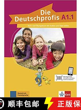【3-4周达】Die deutschprofis a1.1, libro del alumno y libro de ejercicios con audio y clips online [9783126764766]