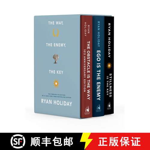 【3-4周达】The Way, the Enemy, and the Key: A Boxed Set of The Obstacle is the Way, Ego is the Enemy ... [9798217044214]