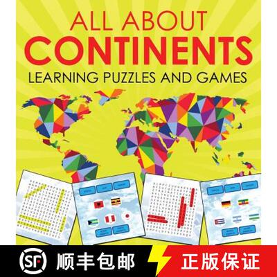 【3-4周达】All About Continents: Learning Puzzles and Games [9781682127735]