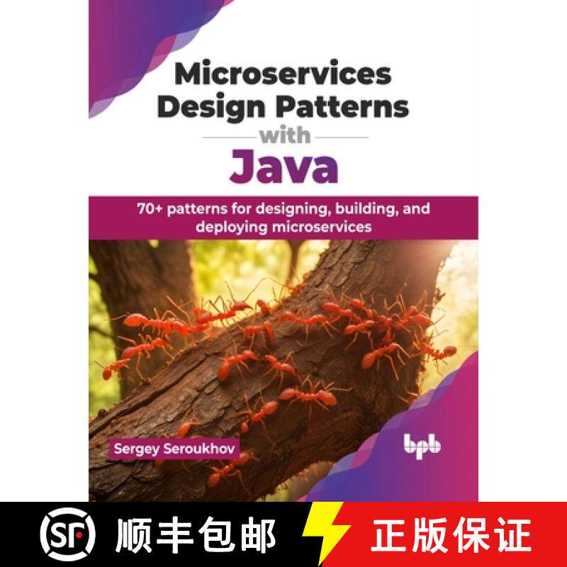 预订 Microservices Design Patterns with Java: 70+ patterns for designing, building, and deploying mic... [9789355517005]