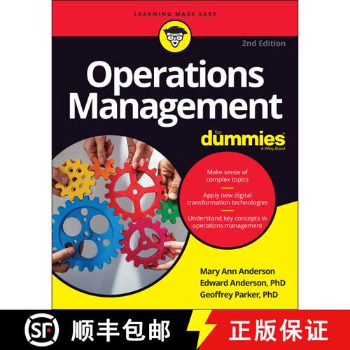 【3-4周达】Operations Management For Dummies, 2nd Edition (2nd Edition) [9781119843108]
